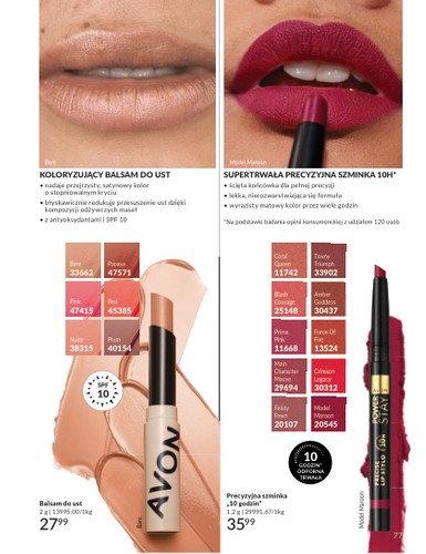avon - Gazetka Avon - ważna od 01.12. do 31.12. - page: 77