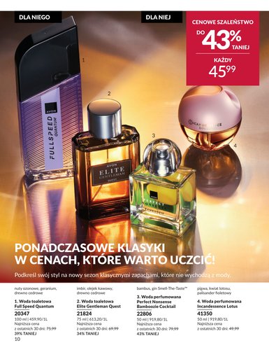 avon - Gazetka Avon - ważna od 30.12. do 31.01. - page: 10