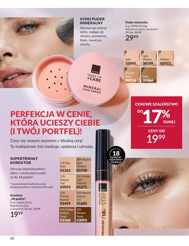 avon - Gazetka Avon - ważna od 30.12. do 31.01. - page: 20