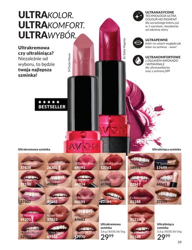 avon - Gazetka Avon - ważna od 30.12. do 31.01. - page: 59