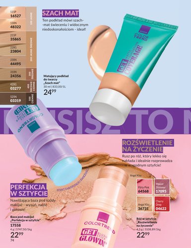 avon - Gazetka Avon - ważna od 30.12. do 31.01. - page: 74