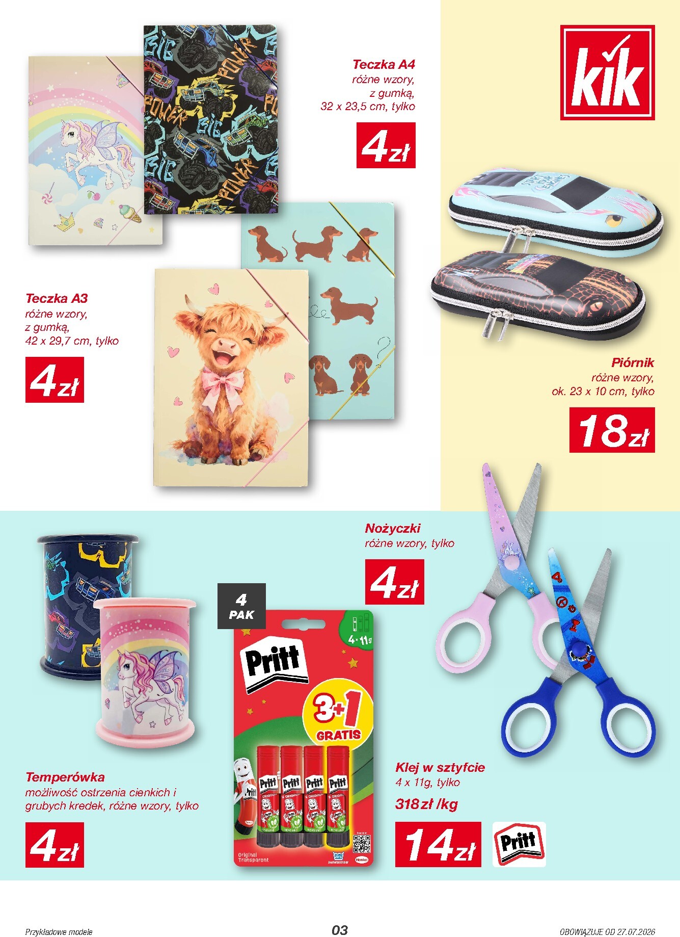 kik - Aktualna gazetka Kik ważna od 27.07.2026 do 19.08.2026 - page: 3