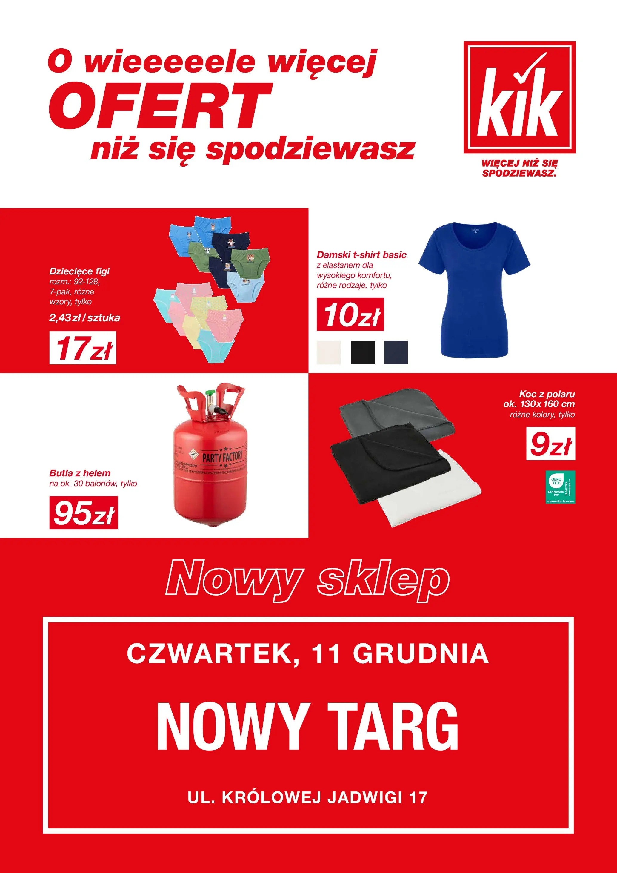 kik - Gazetka Kik - Nowy Targ - ważna od 08.12. do 13.12.