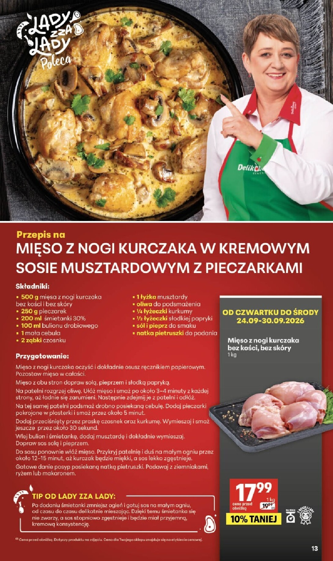 delikatesy-centrum - Nowa gazetka Delikatesy Centrum ważna od 24.09.2026 do 30.09.2026 - page: 13