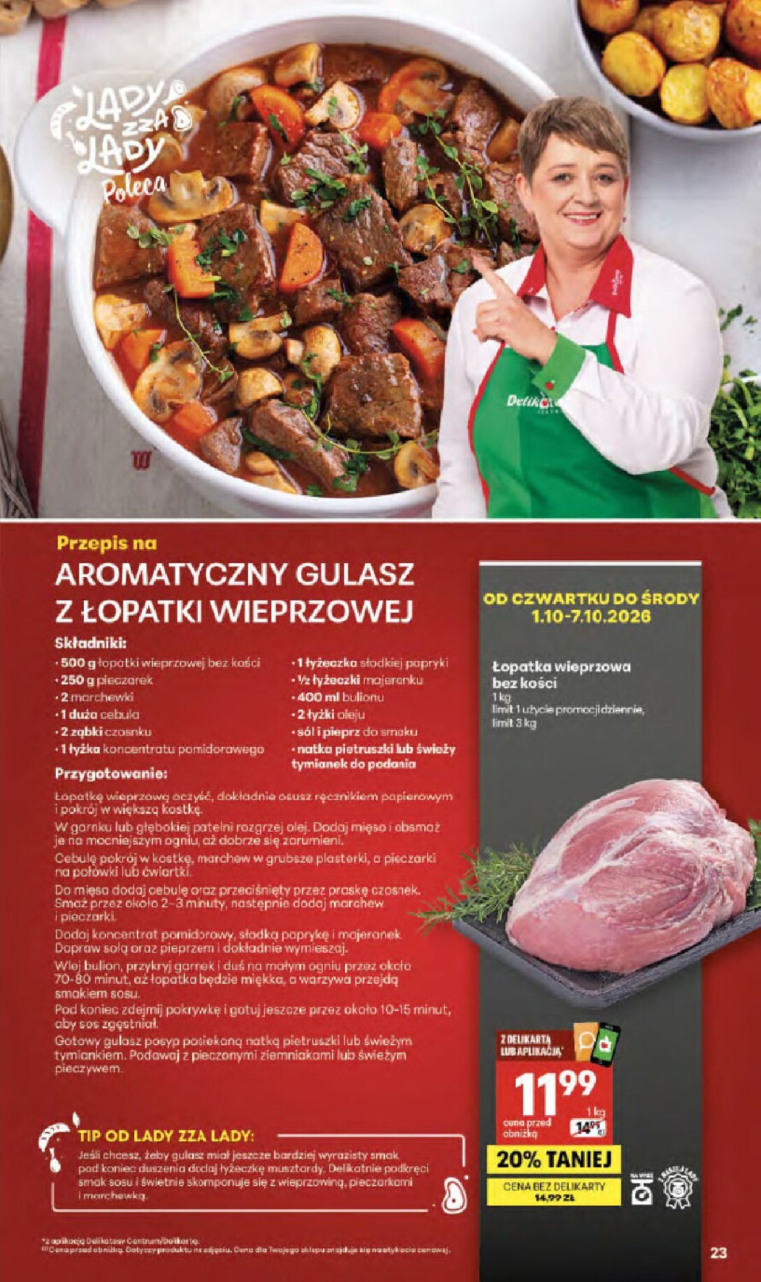 delikatesy-centrum - Aktualna gazetka Delikatesy Centrum ważna od 01.10.2026 do 07.10.2026 - page: 23