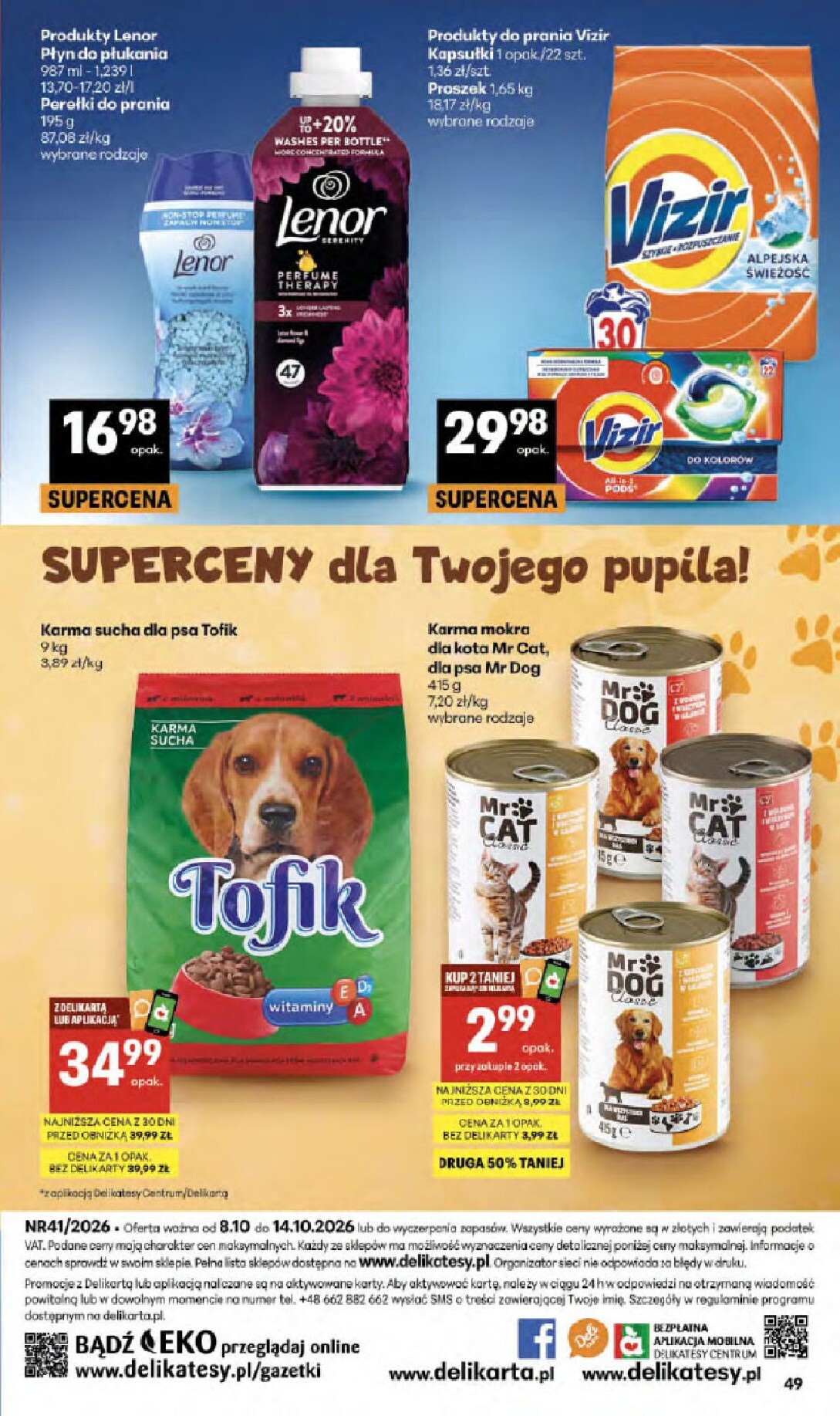 delikatesy-centrum - Aktualna gazetka Delikatesy Centrum ważna od 08.10.2026 do 14.10.2026 - page: 49