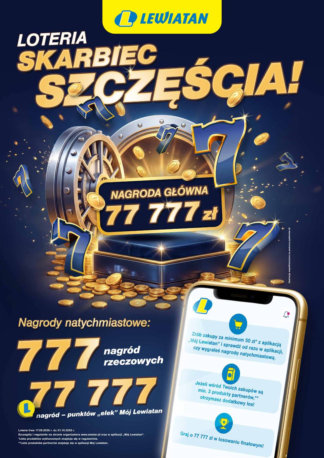 lewiatan - Aktualna gazetka Lewiatan - Loteria ważna od 17.09.2026 do 21.10.2026