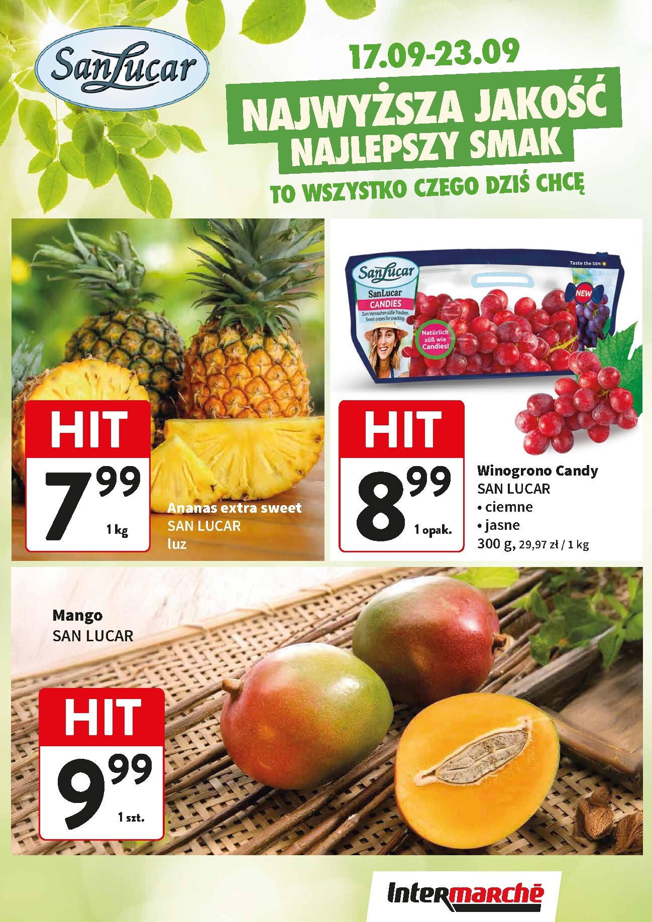 intermarche - Aktualna gazetka Intermarché - Świeży Hit ważna od 17.09.2026 do 23.09.2026
