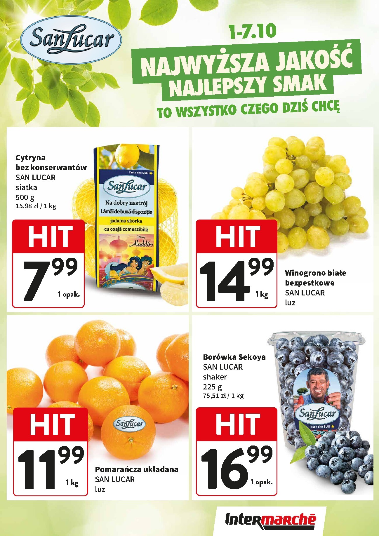 intermarche - Aktualna gazetka Intermarché - Świeży Hit ważna od 01.10.2026 do 07.10.2026