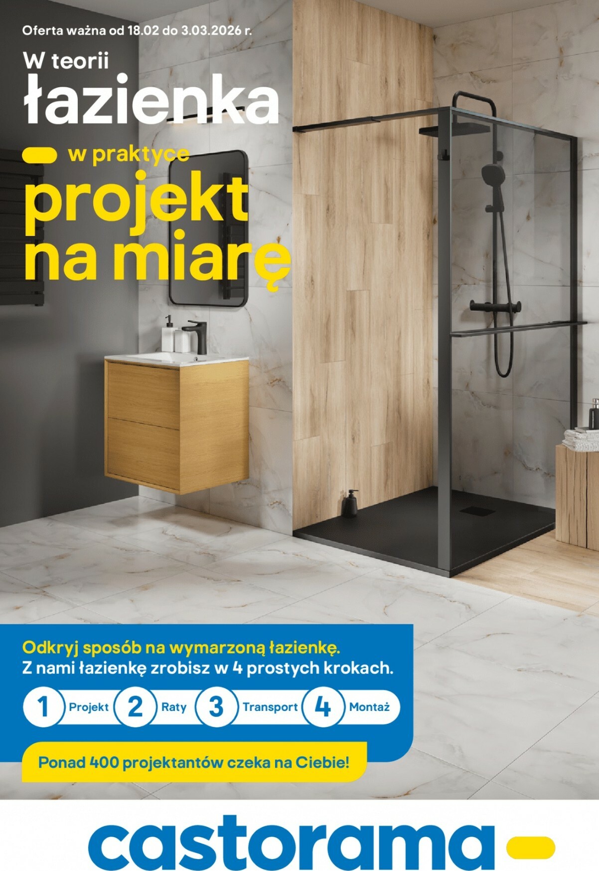 castorama - Gazetka Castorama - ważna od 18.02.2026 do 03.03.2026