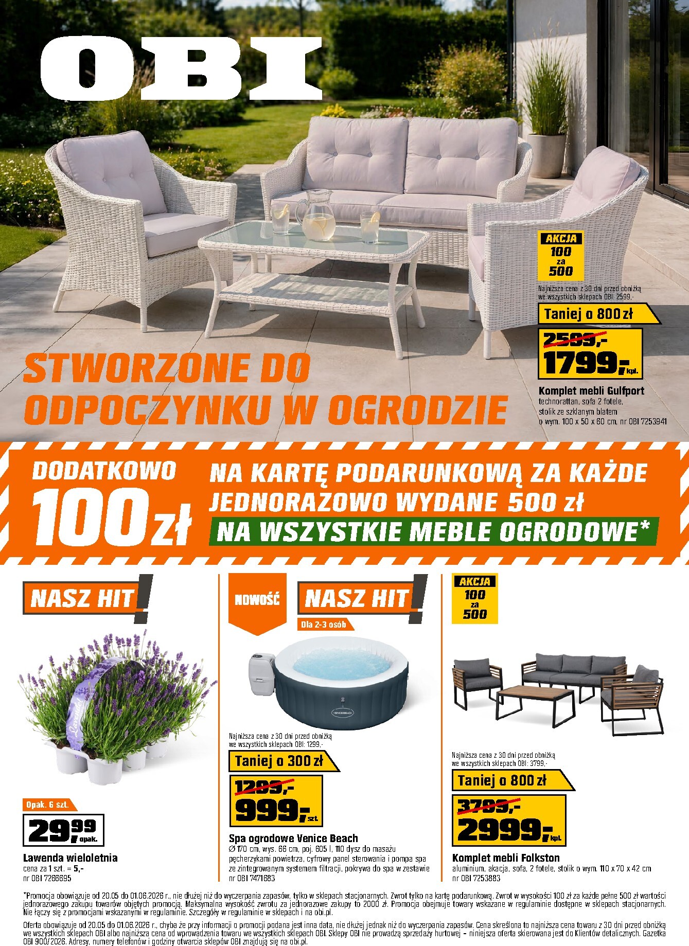 obi - Aktualna gazetka OBI ważna od 20.05.2026 do 01.06.2026