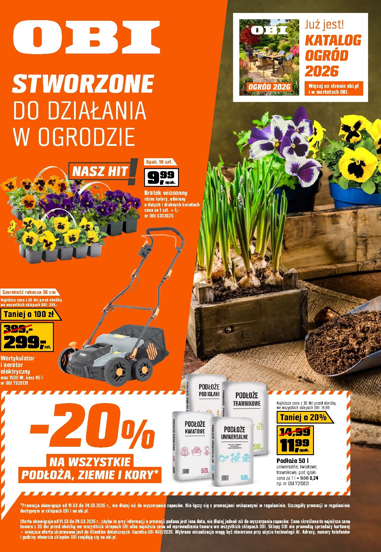 obi - Gazetka OBI - ważna od 11.03.2026 do 24.03.2026