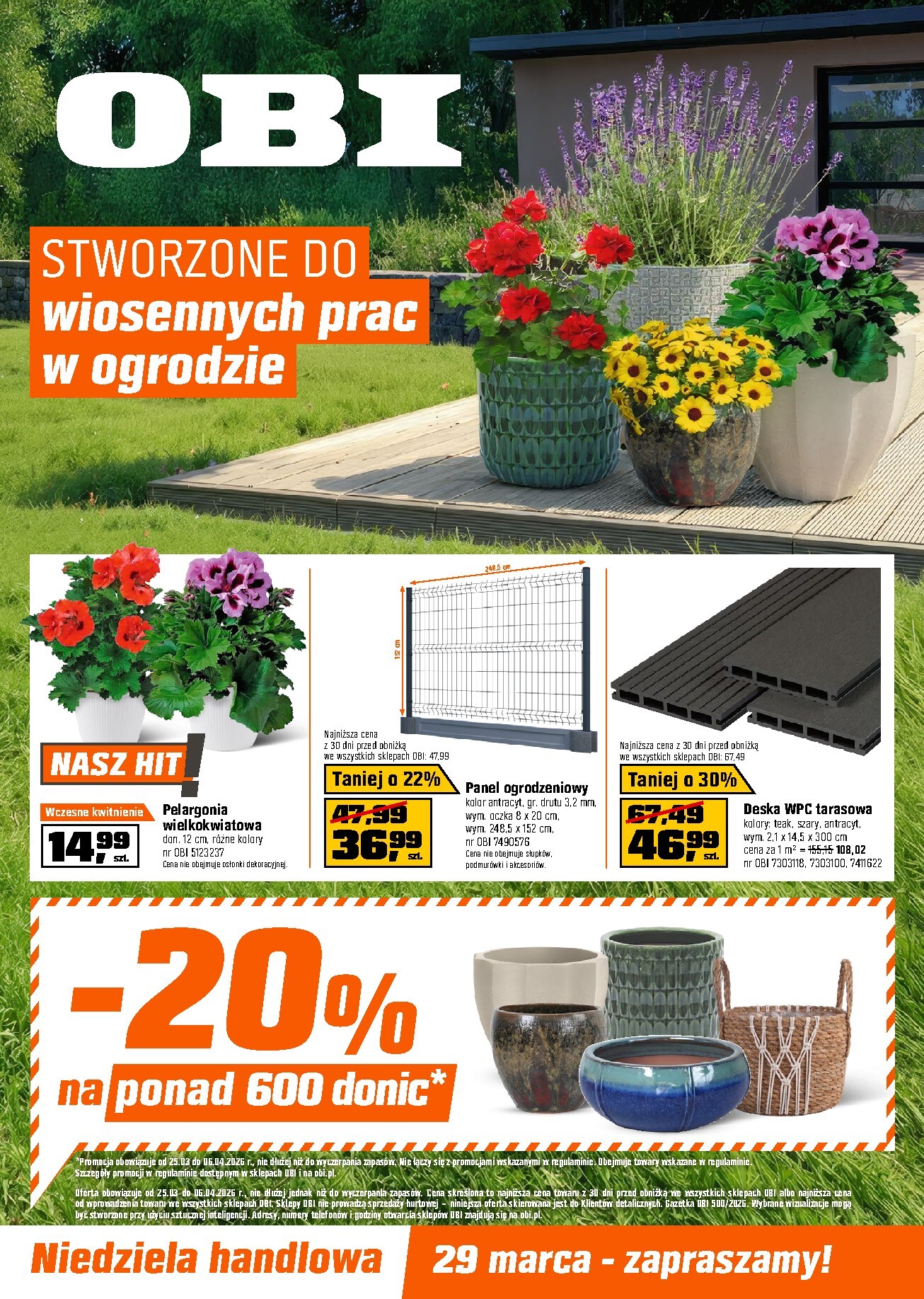 obi - Gazetka OBI - ważna od 25.03.2026 do 06.04.2026