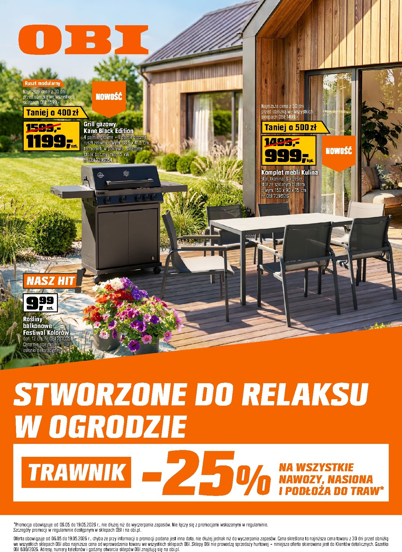 obi - Nowa gazetka OBI ważna od 06.05.2026 do 19.05.2026