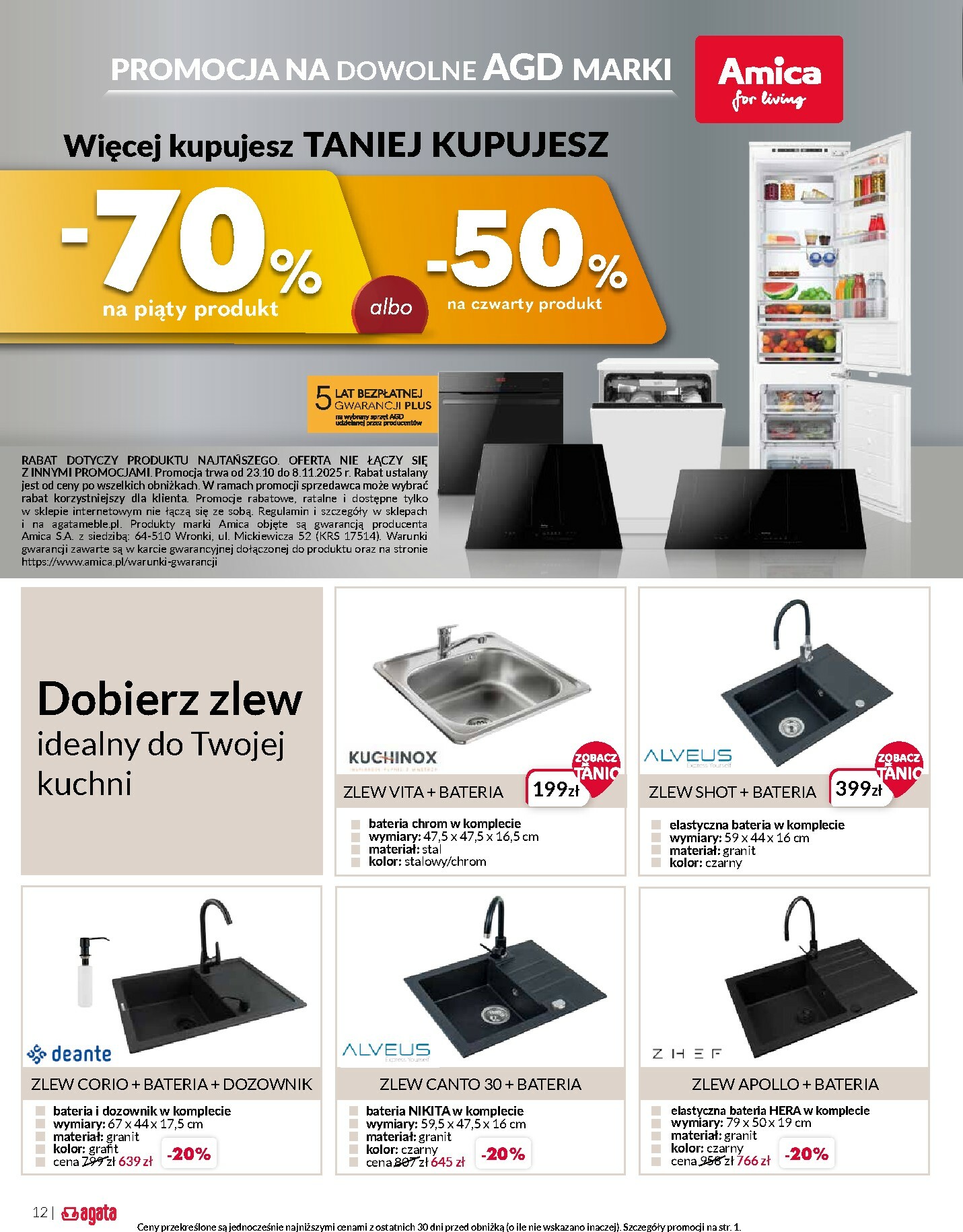 agata-meble - Gazetka Agata Meble - ważna od 22.10. do 08.11. - page: 12