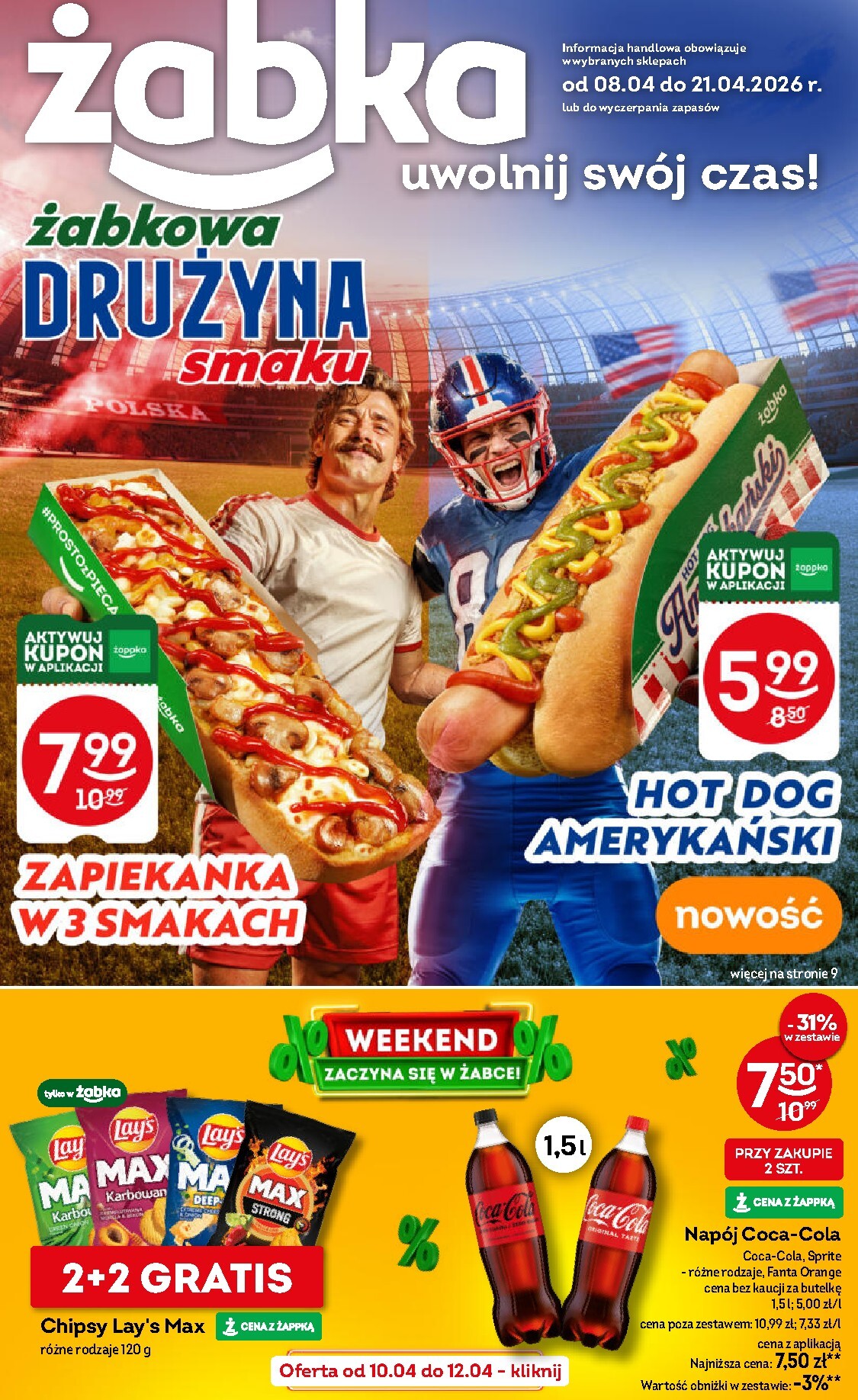 zabka - Aktualna gazetka Żabka ważna od 08.04.2026 do 21.04.2026