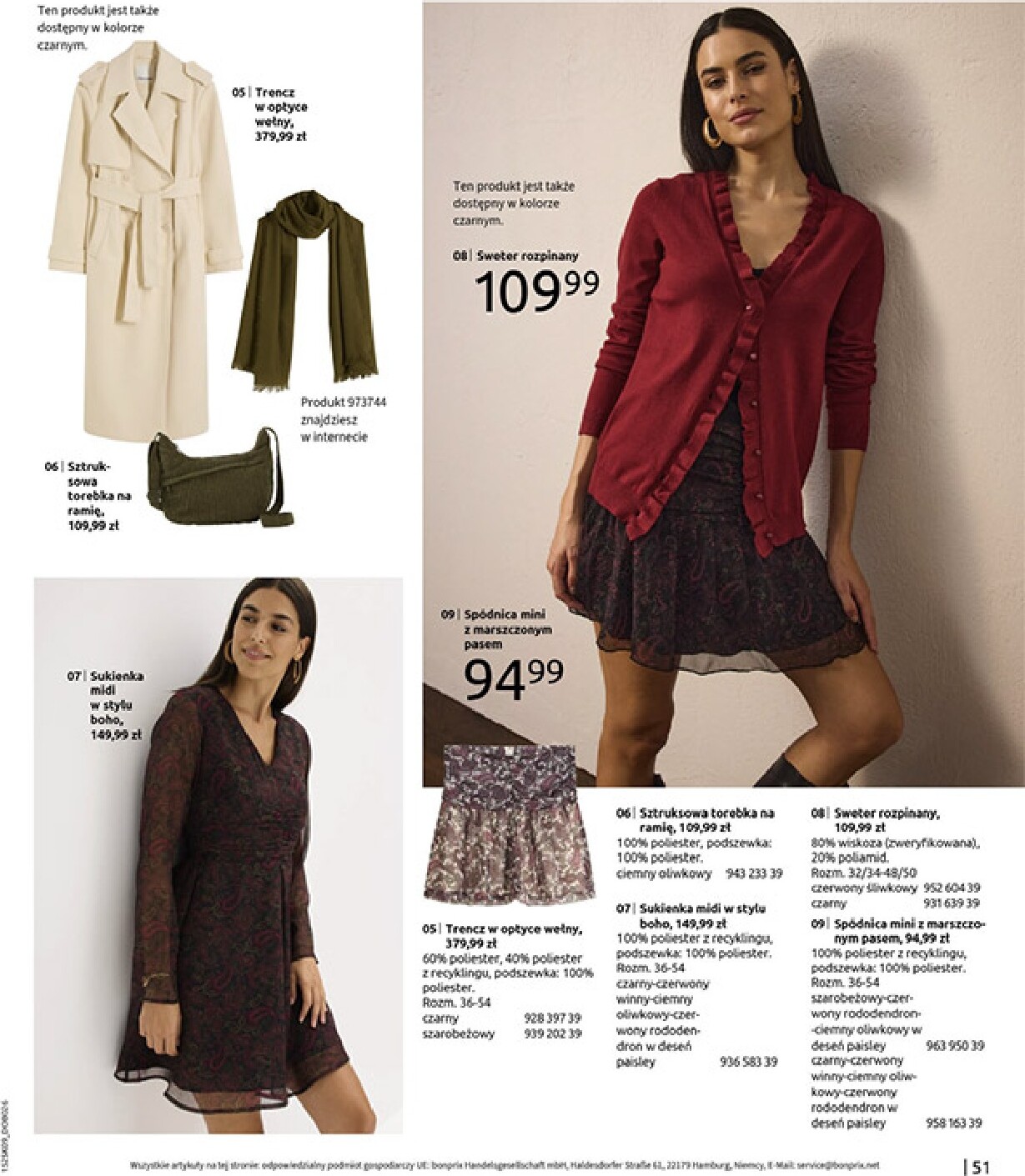 bonprix - Gazetka Bonprix - Przytulny sezon przejściowy - ważna od 23.09. do 03.11. - page: 53