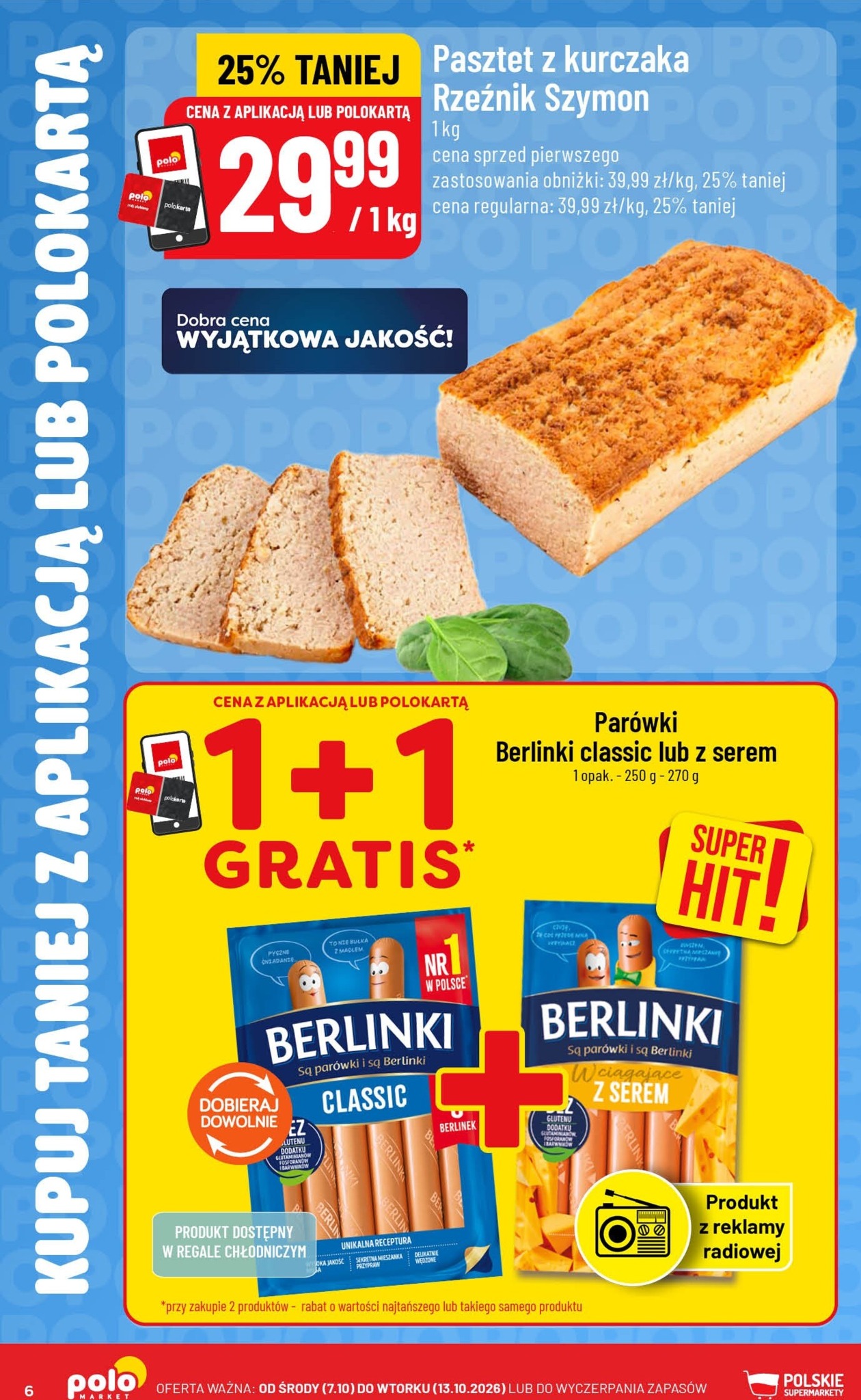 polomarket - Nowa gazetka POLO market - Kupuj Taniej z Aplikacją lub Polokartą ważna od 07.10.2026 do 13.10.2026 - page: 6
