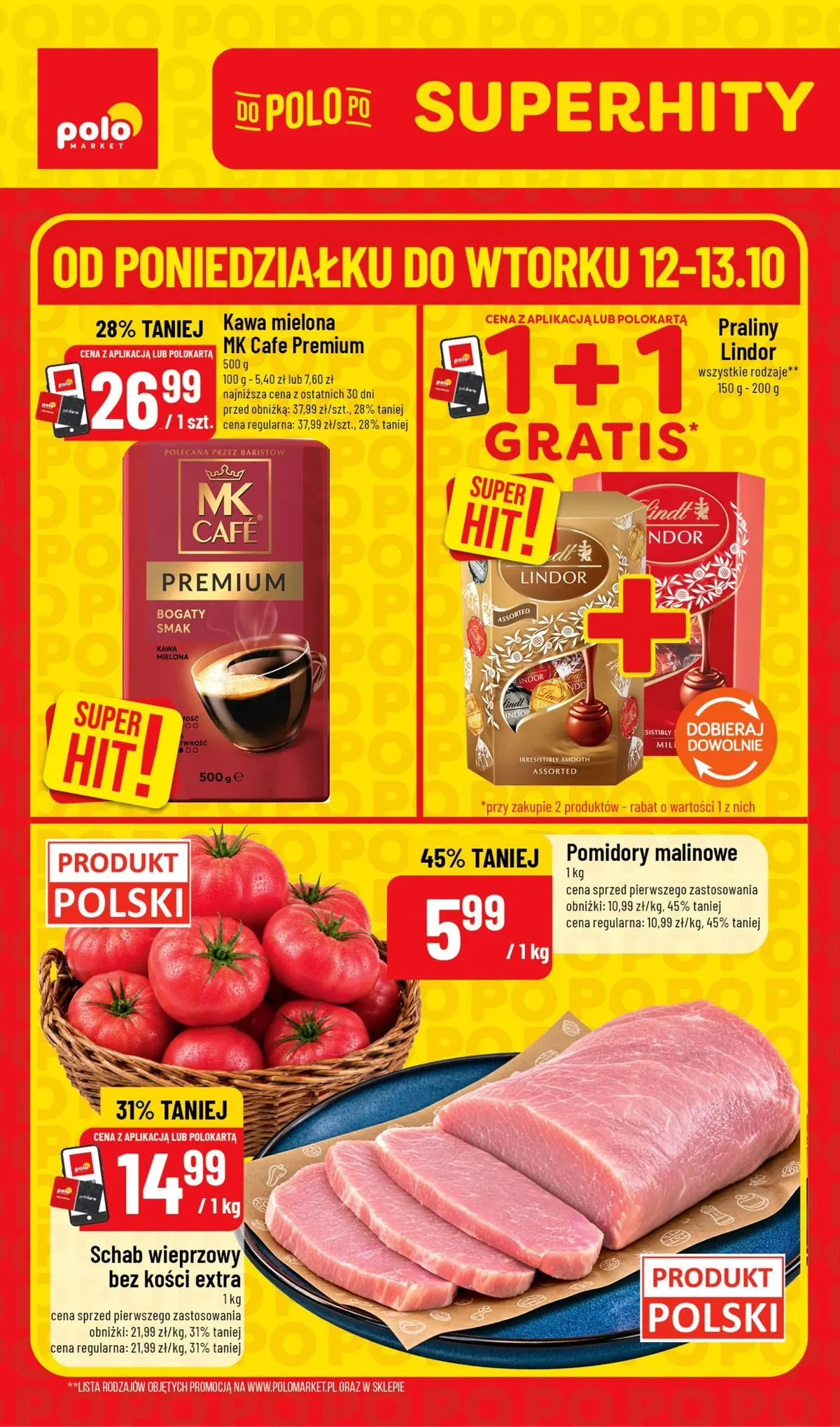 polomarket - Aktualna gazetka POLO market - Super Hity ważna od 12.10.2026 do 13.10.2026