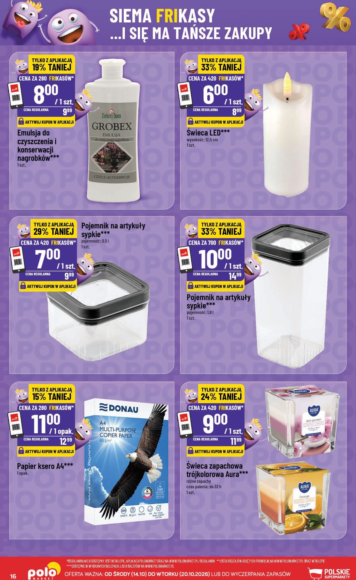 polomarket - Nowa gazetka POLO market - Frikasowe Hity ważna od 14.10.2026 do 20.10.2026 - page: 16