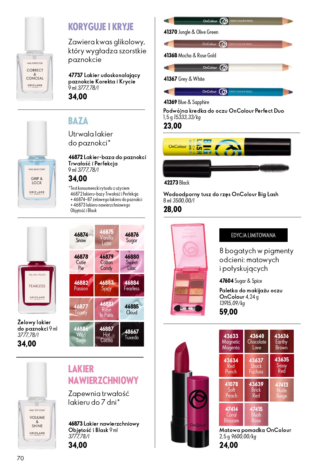 oriflame - Aktualna gazetka Oriflame ważna od 17.06.2026 do 07.07.2026 - page: 70