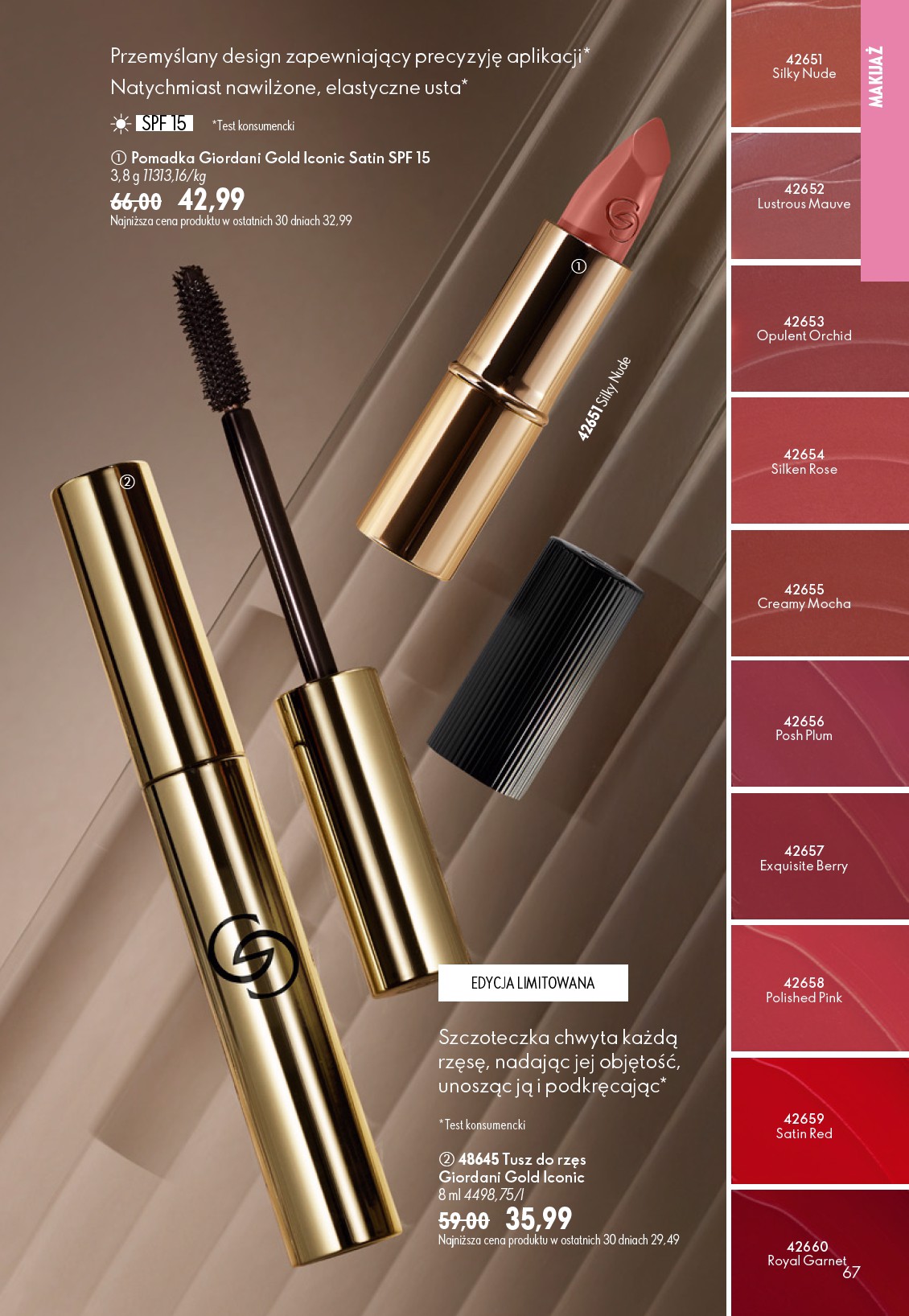 oriflame - Aktualna gazetka Oriflame ważna od 17.06.2026 do 07.07.2026 - page: 67