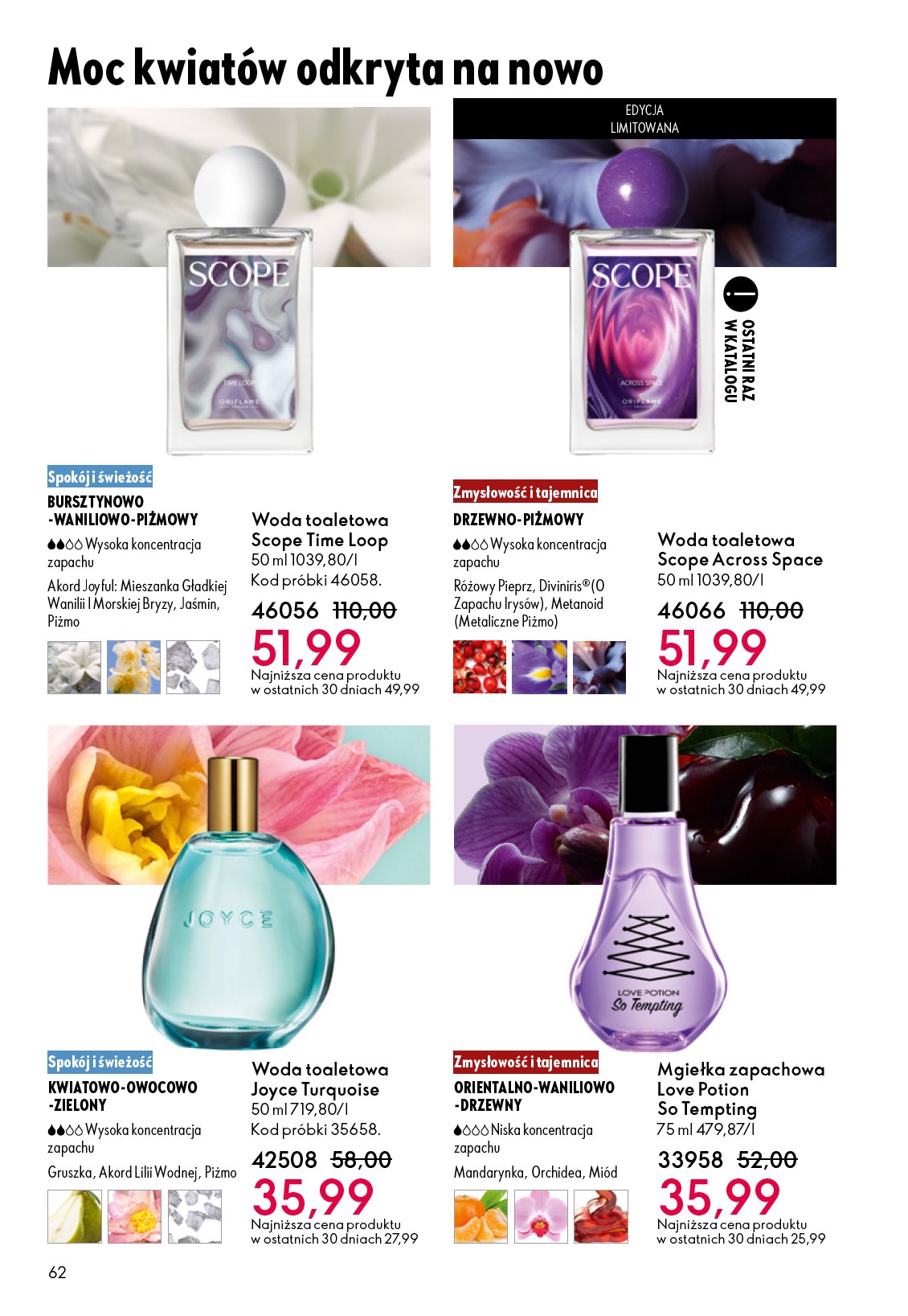 oriflame - Gazetka Oriflame - ważna od 22.10. do 11.11. - page: 62