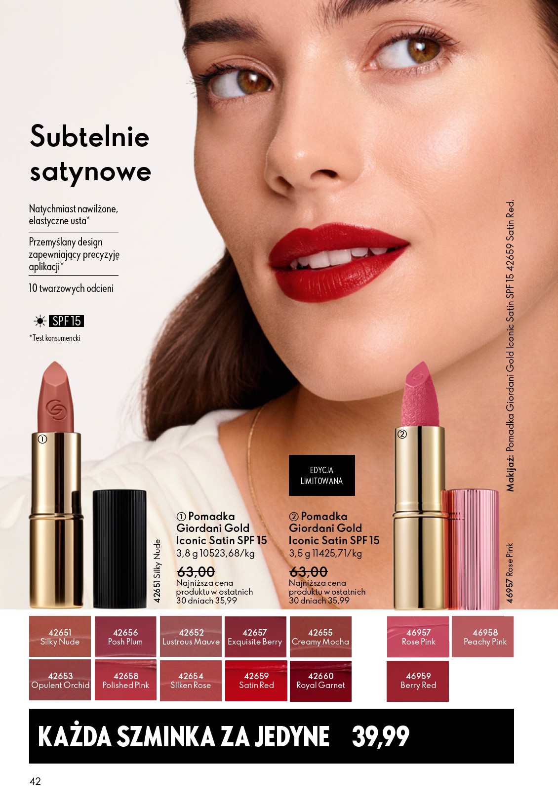 oriflame - Gazetka Oriflame - ważna od 22.10. do 11.11. - page: 42