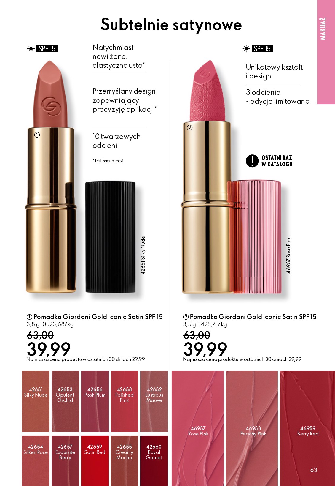 oriflame - Gazetka Oriflame - ważna od 03.12. do 23.12. - page: 63