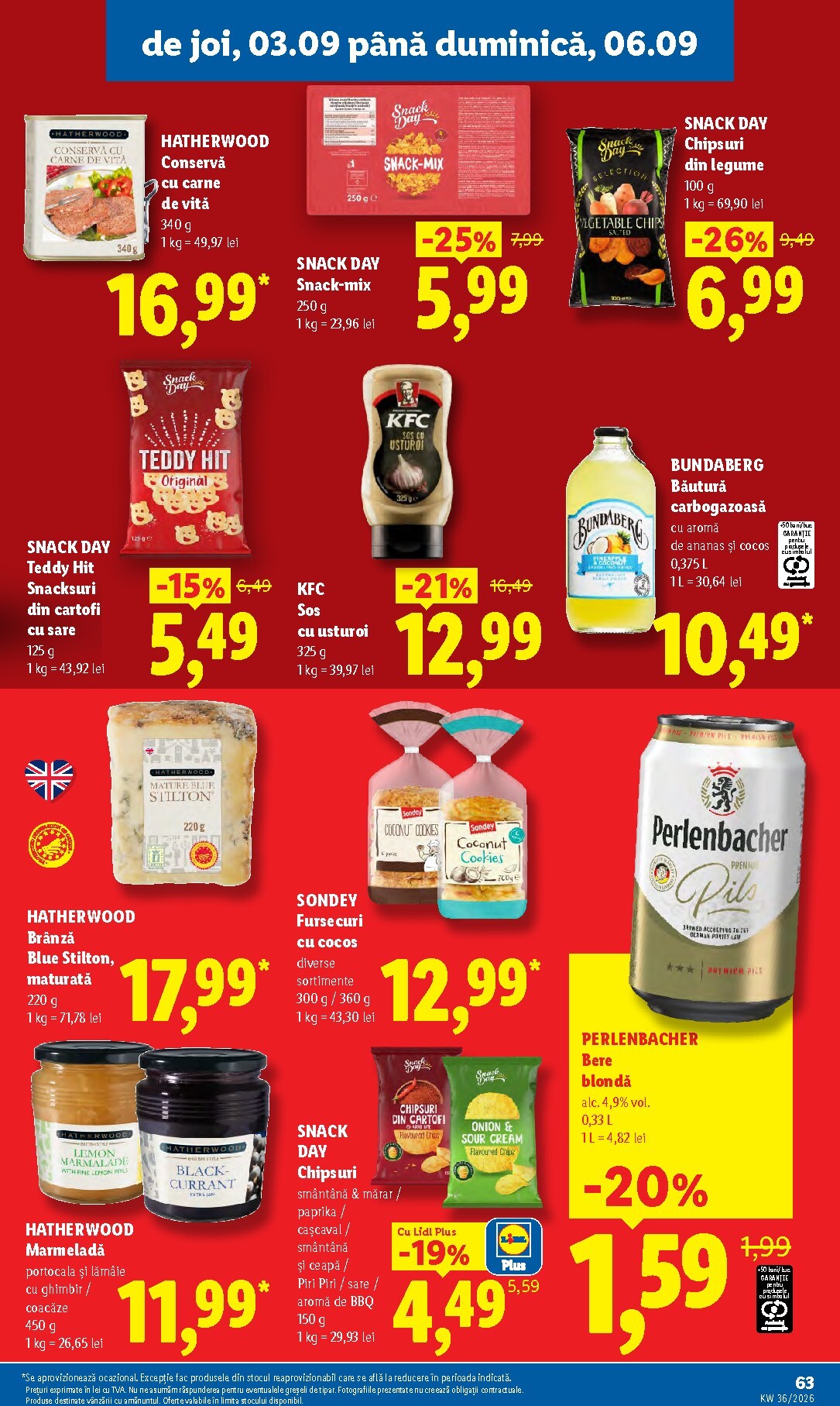 lidl - Lidl pliante pentru săptămâna viitoare de la luni 31.08.2026 până la duminică 06.09.2026 - page: 63