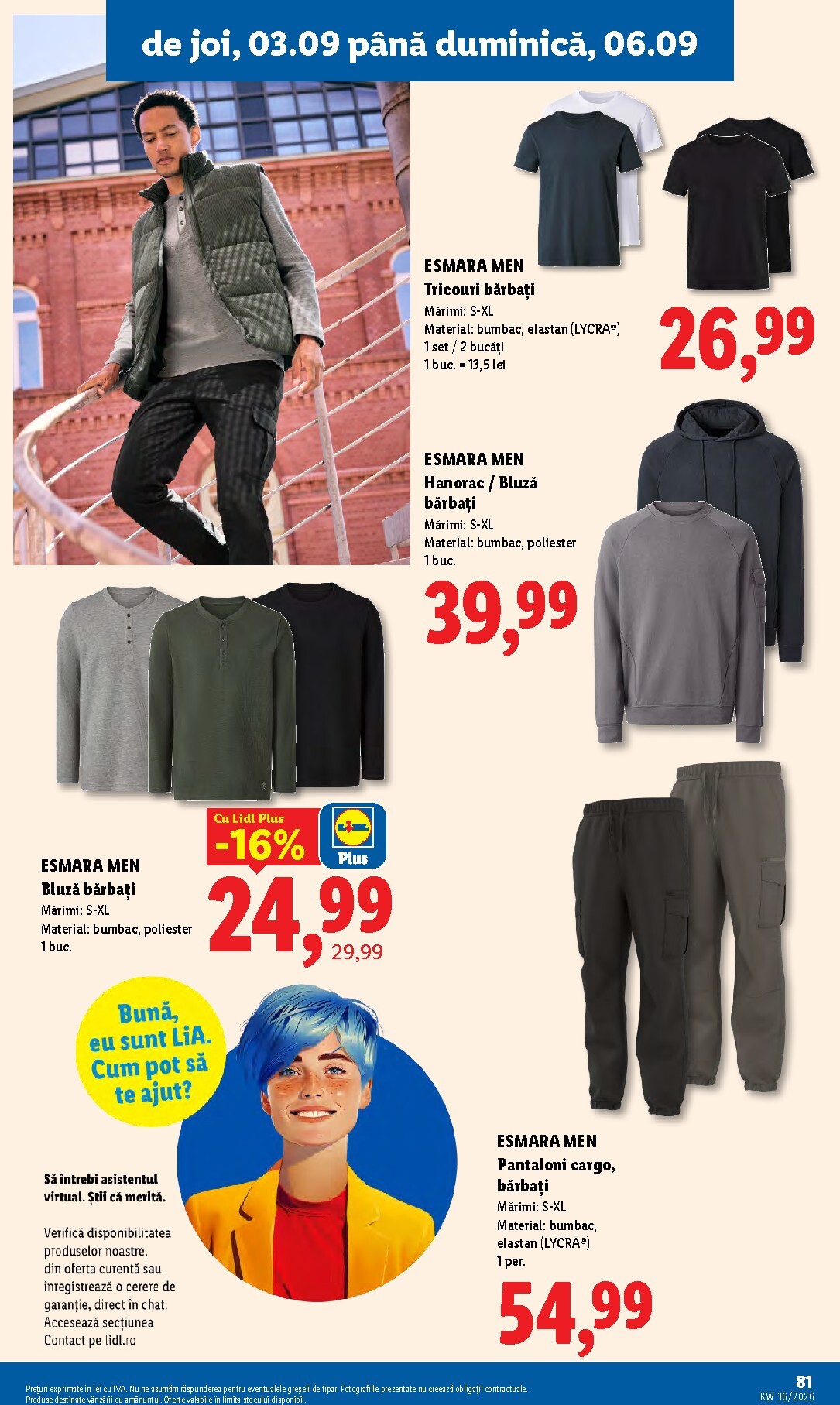 lidl - Lidl pliante pentru săptămâna viitoare de la luni 31.08.2026 până la duminică 06.09.2026 - page: 81