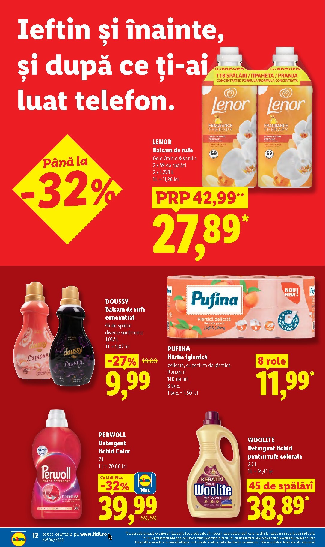 lidl - Lidl pliante pentru săptămâna viitoare de la luni 31.08.2026 până la duminică 06.09.2026 - page: 12