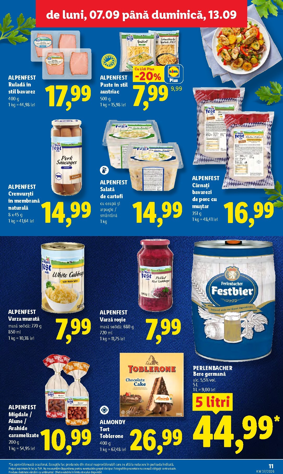 lidl - Lidl pliante pentru săptămâna viitoare de la luni 07.09.2026 până la duminică 13.09.2026 - page: 11