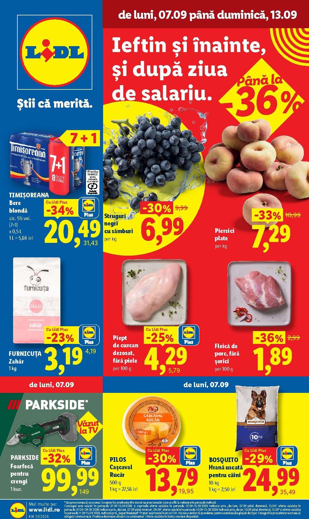 lidl - Brosura Lidl valabilă de la luni 07.09.2026 până la duminică 13.09.2026