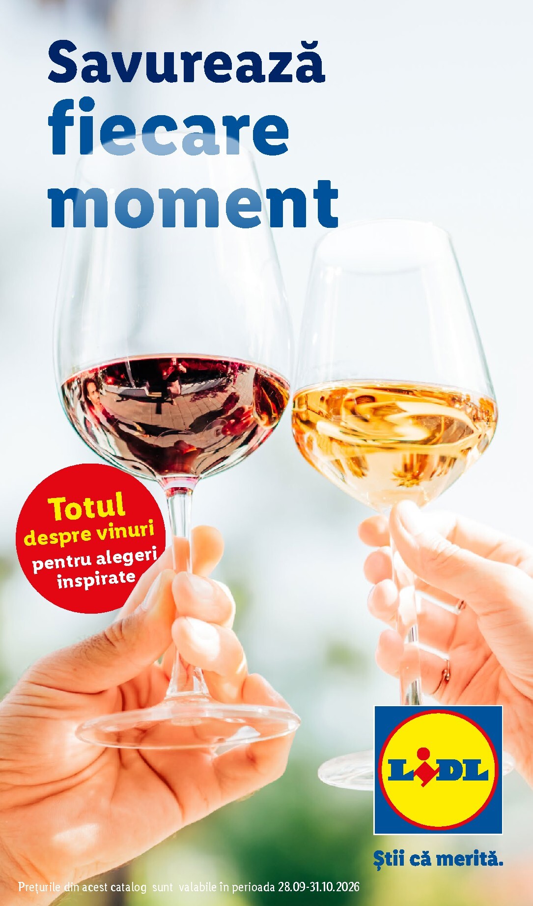 lidl - Brosura Lidl - De vinuri valabilă de la luni 28.09.2026 până la sâmbătă 31.10.2026