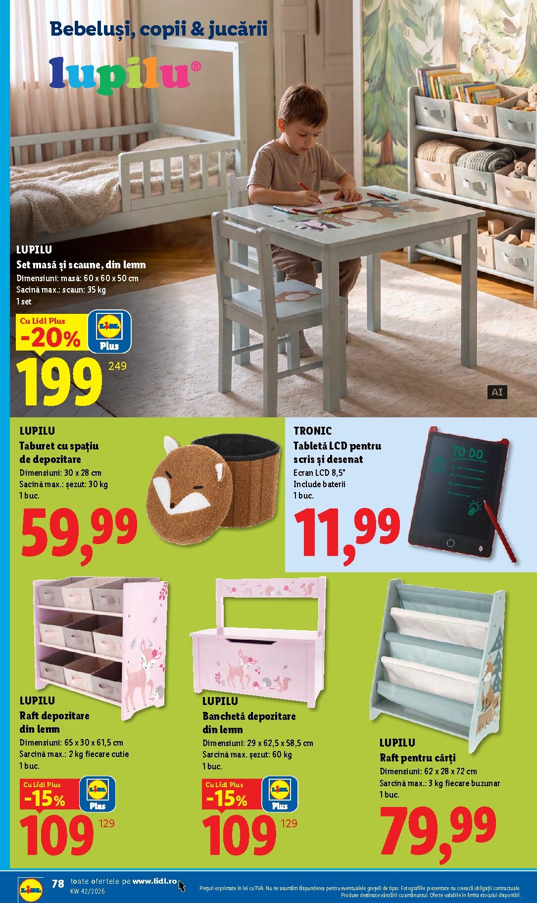 lidl - Lidl pliante pentru săptămâna viitoare de la luni 12.10.2026 până la duminică 18.10.2026 - page: 78