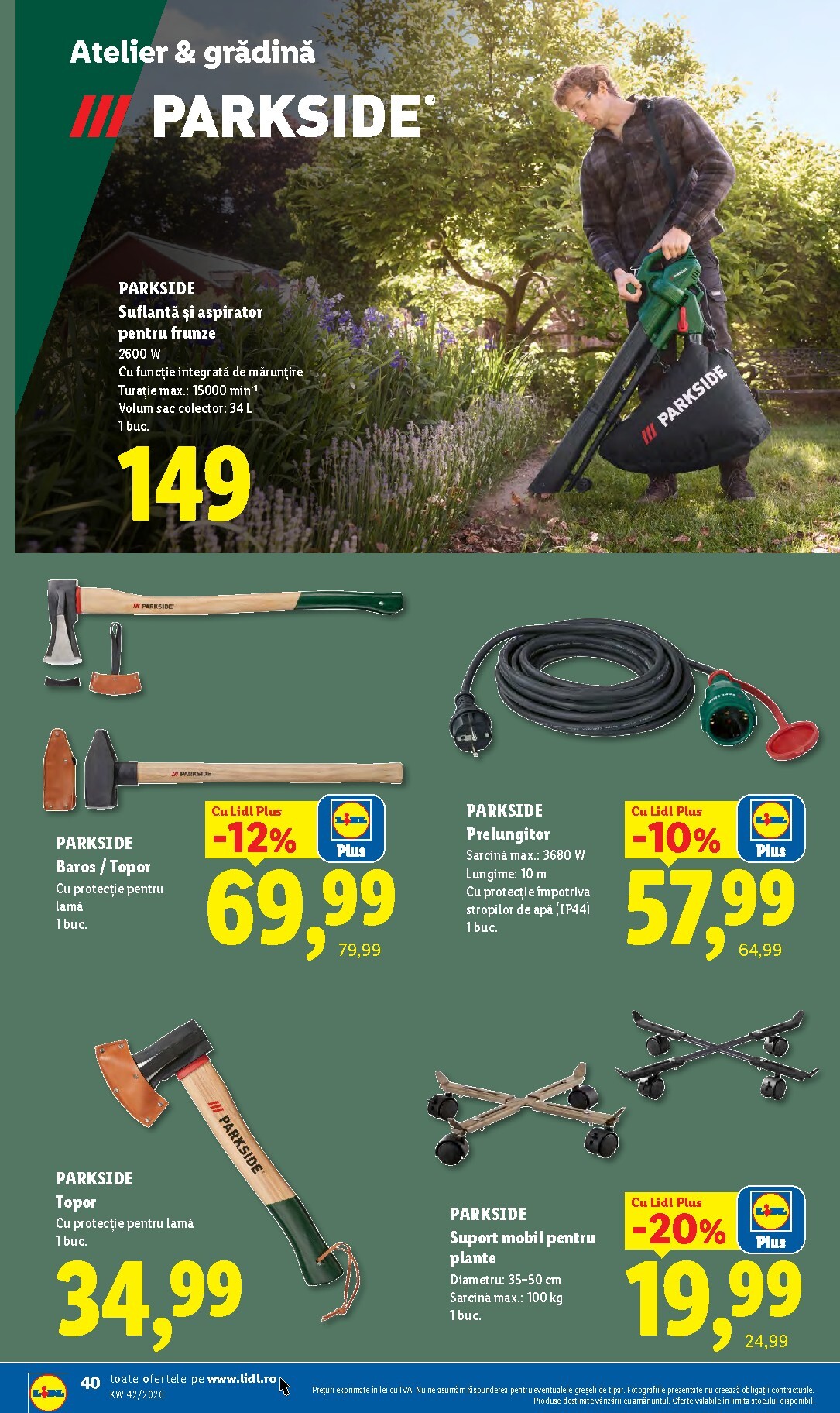 lidl - Lidl pliante pentru săptămâna viitoare de la luni 12.10.2026 până la duminică 18.10.2026 - page: 40