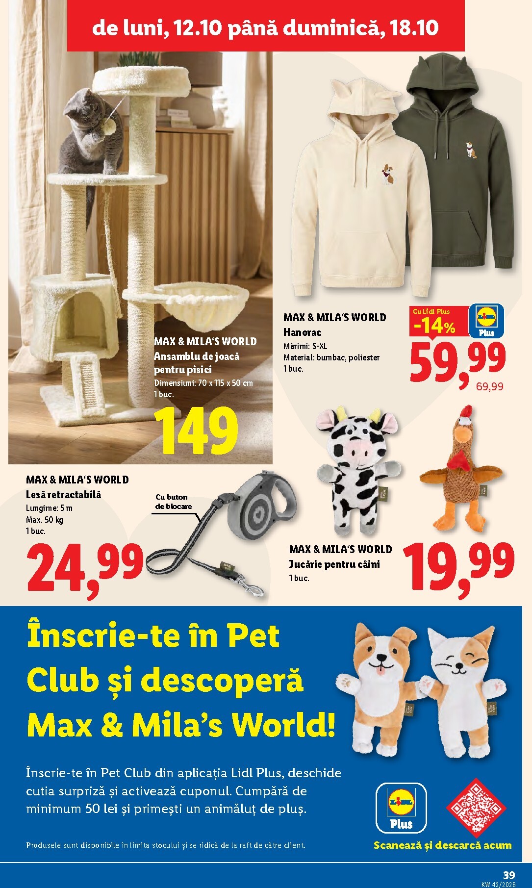 lidl - Lidl pliante pentru săptămâna viitoare de la luni 12.10.2026 până la duminică 18.10.2026 - page: 39