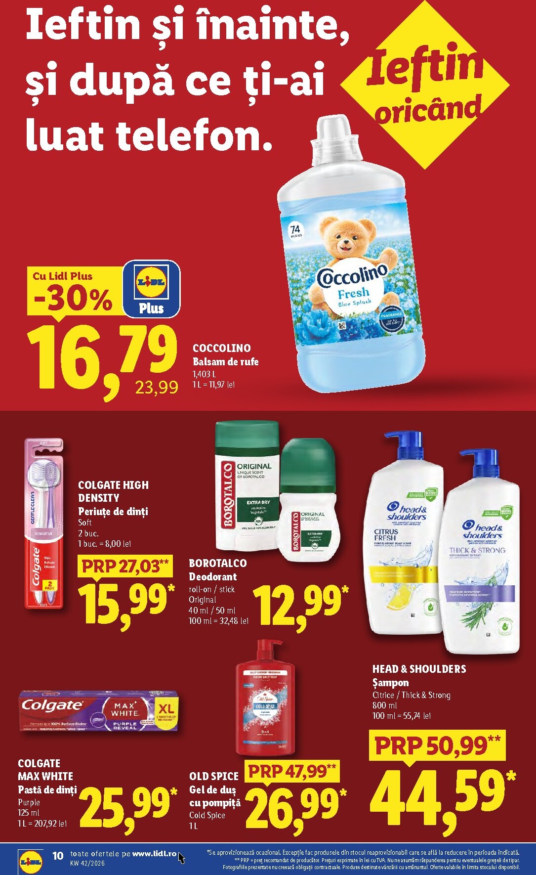 lidl - Lidl pliante pentru săptămâna viitoare de la luni 12.10.2026 până la duminică 18.10.2026 - page: 10