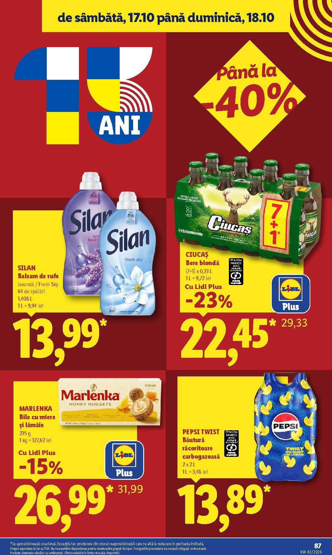 lidl - Lidl pliante pentru săptămâna viitoare de la luni 12.10.2026 până la duminică 18.10.2026 - page: 87