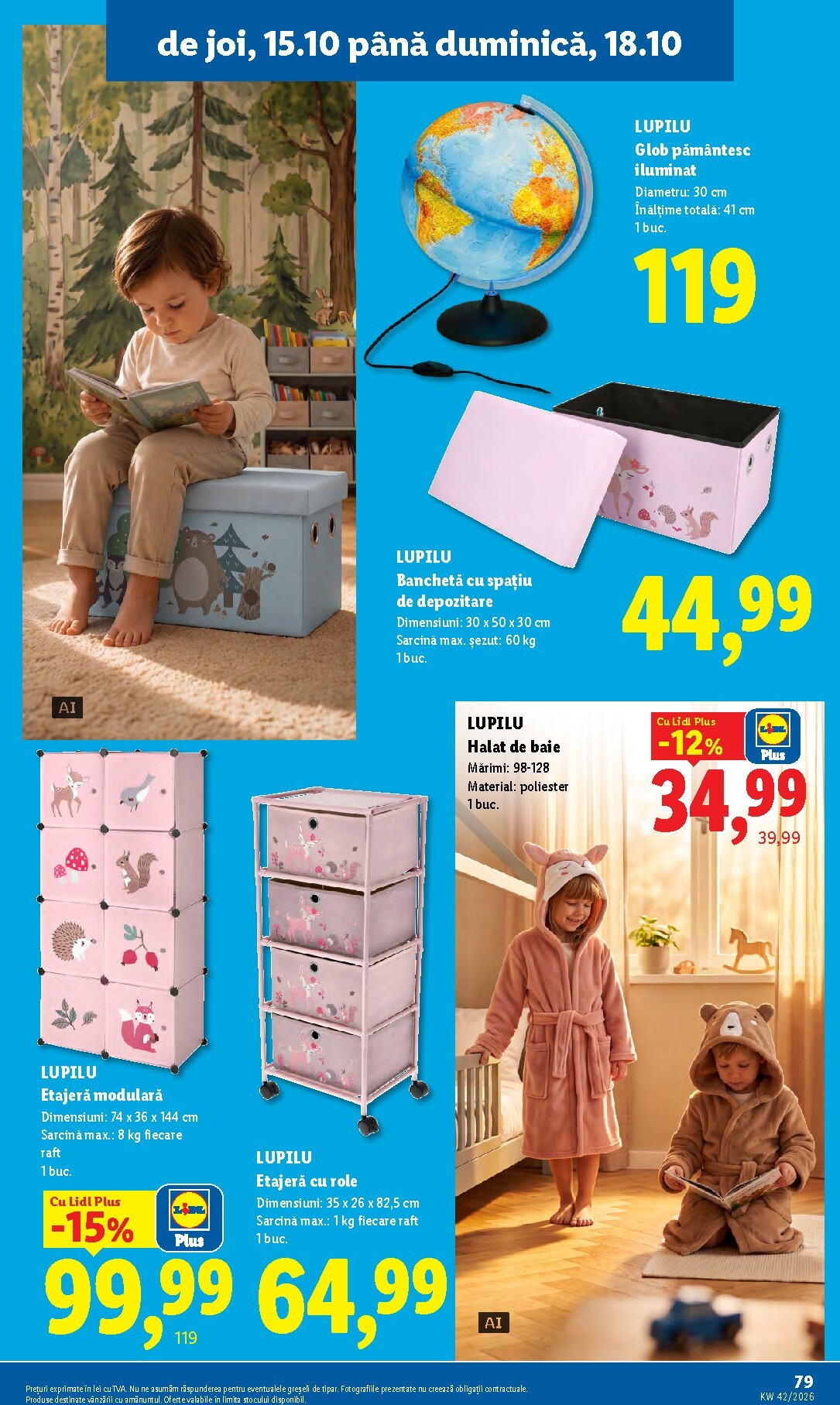 lidl - Lidl pliante pentru săptămâna viitoare de la luni 12.10.2026 până la duminică 18.10.2026 - page: 79