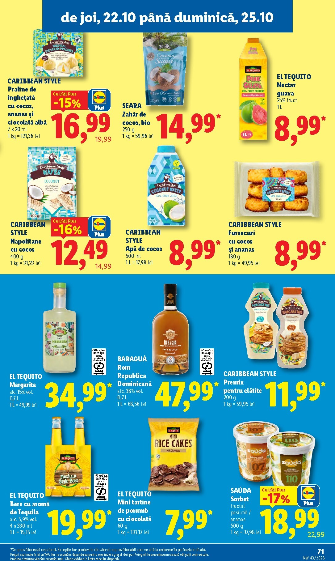 lidl - Lidl pliante pentru săptămâna viitoare de la luni 19.10.2026 până la duminică 25.10.2026 - page: 71