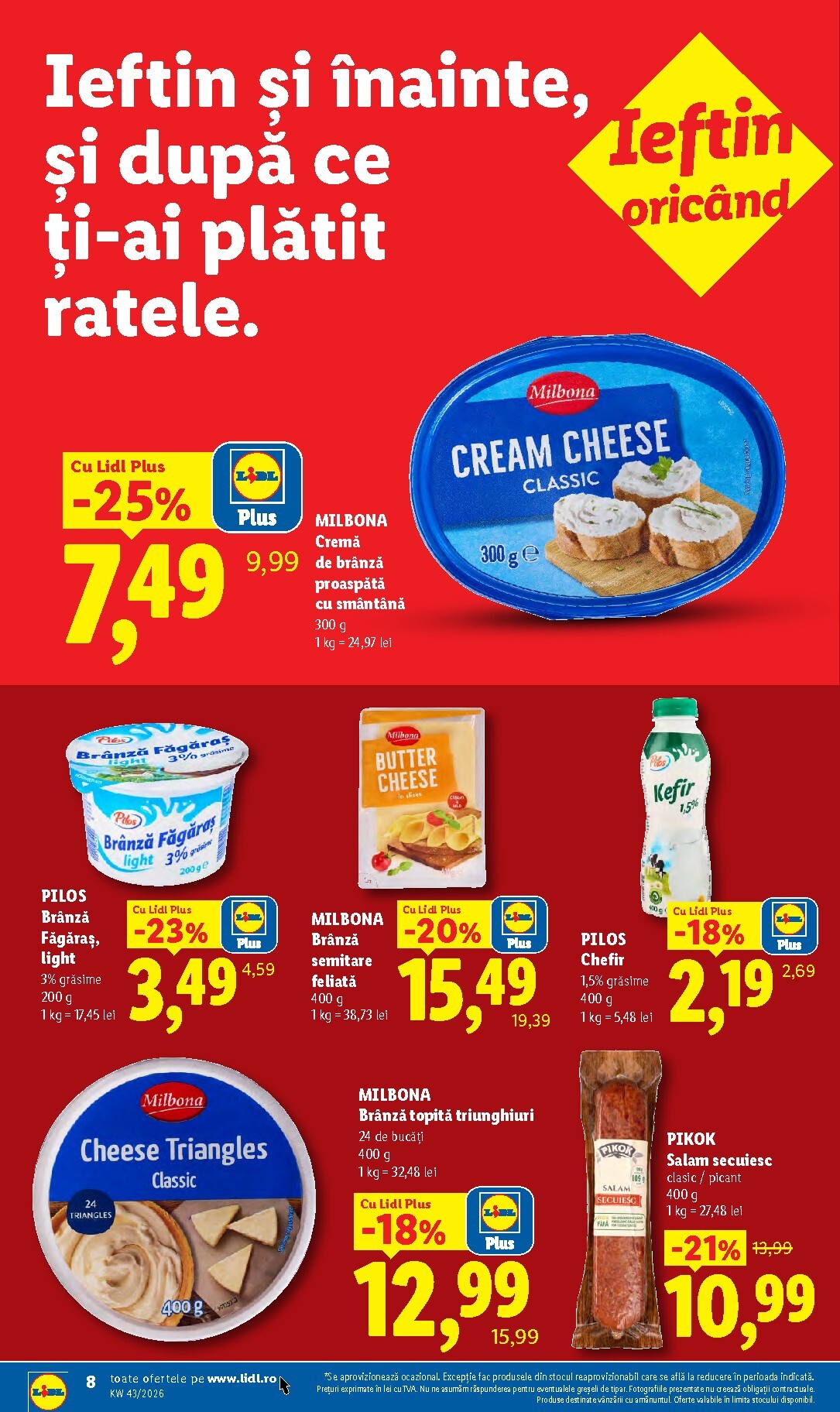 lidl - Lidl pliante pentru săptămâna viitoare de la luni 19.10.2026 până la duminică 25.10.2026 - page: 8