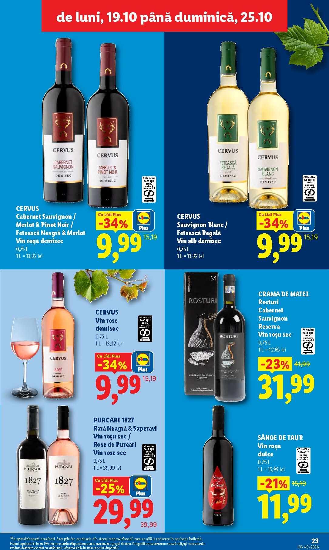 lidl - Lidl pliante pentru săptămâna viitoare de la luni 19.10.2026 până la duminică 25.10.2026 - page: 23