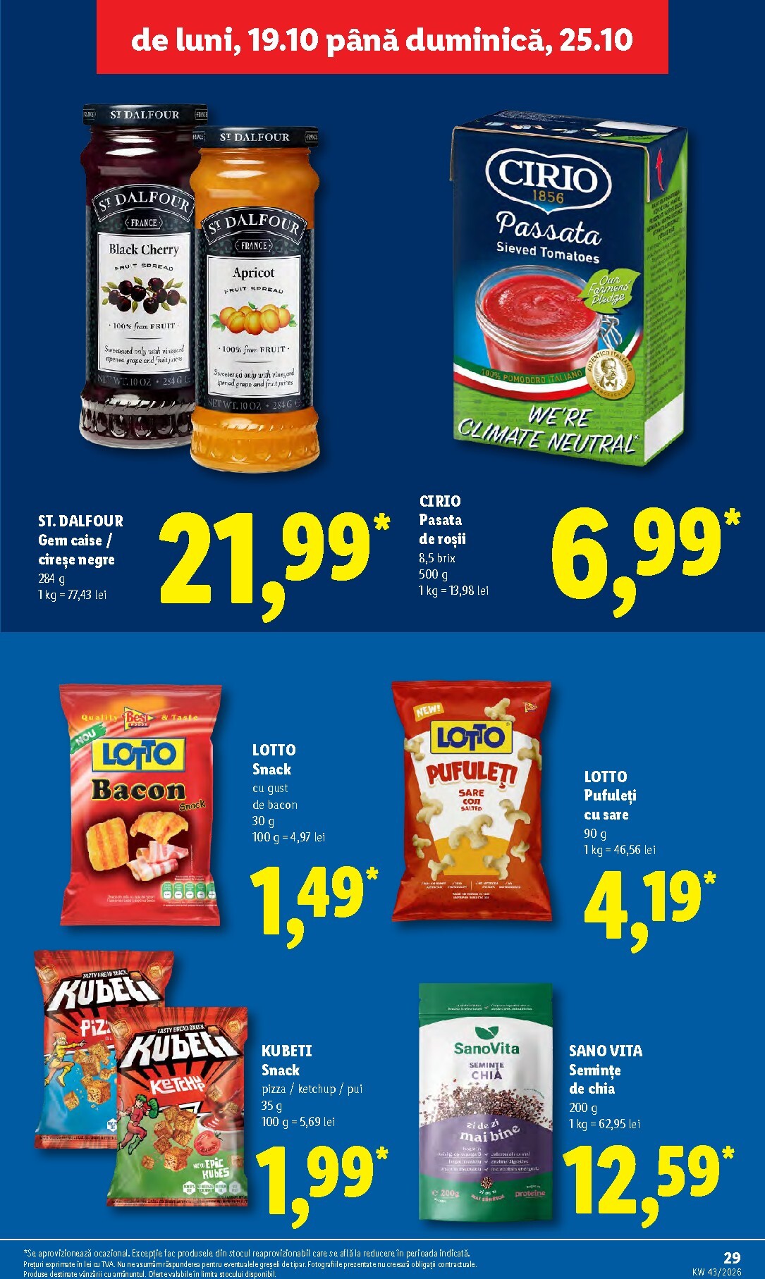 lidl - Lidl pliante pentru săptămâna viitoare de la luni 19.10.2026 până la duminică 25.10.2026 - page: 29