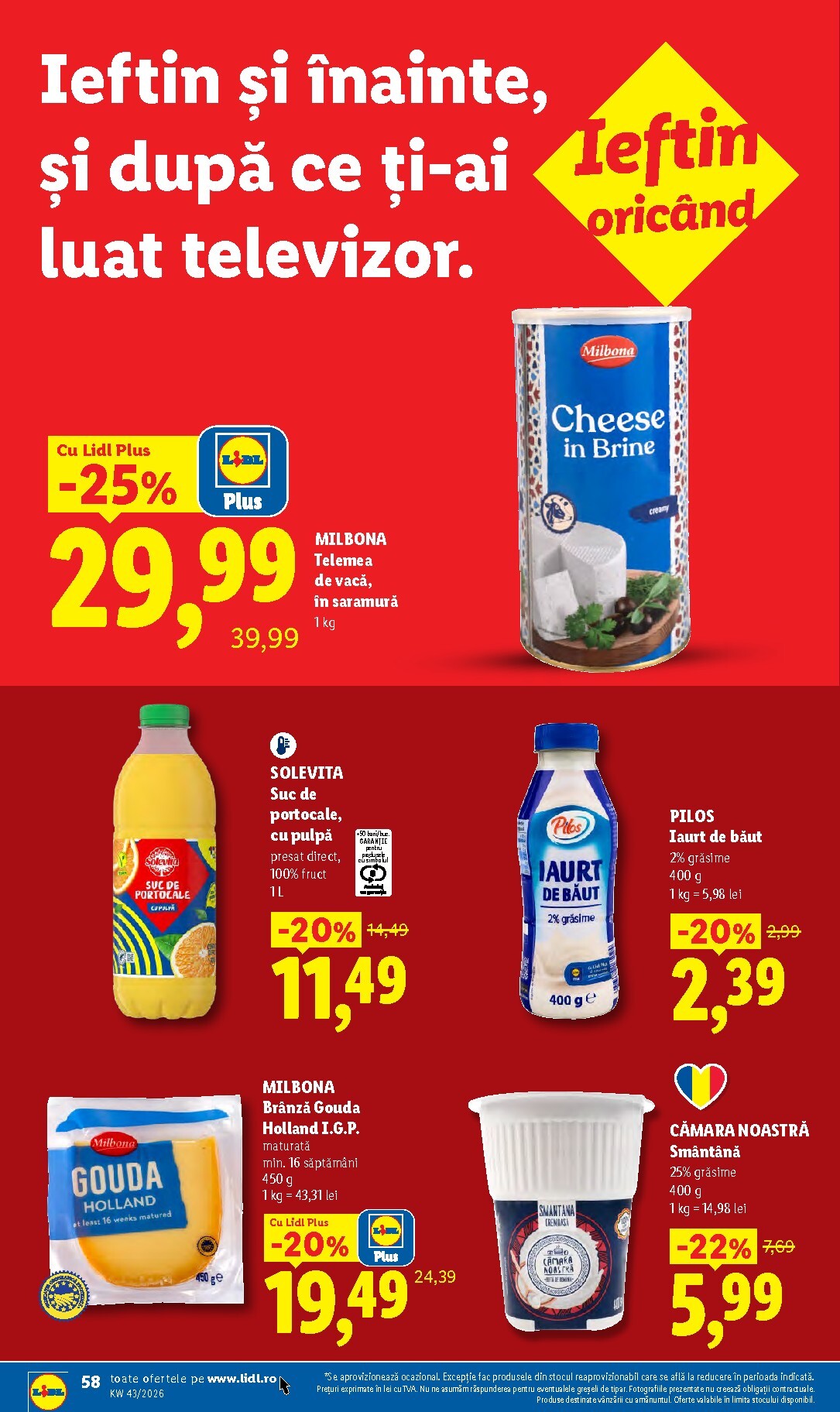 lidl - Lidl pliante pentru săptămâna viitoare de la luni 19.10.2026 până la duminică 25.10.2026 - page: 58