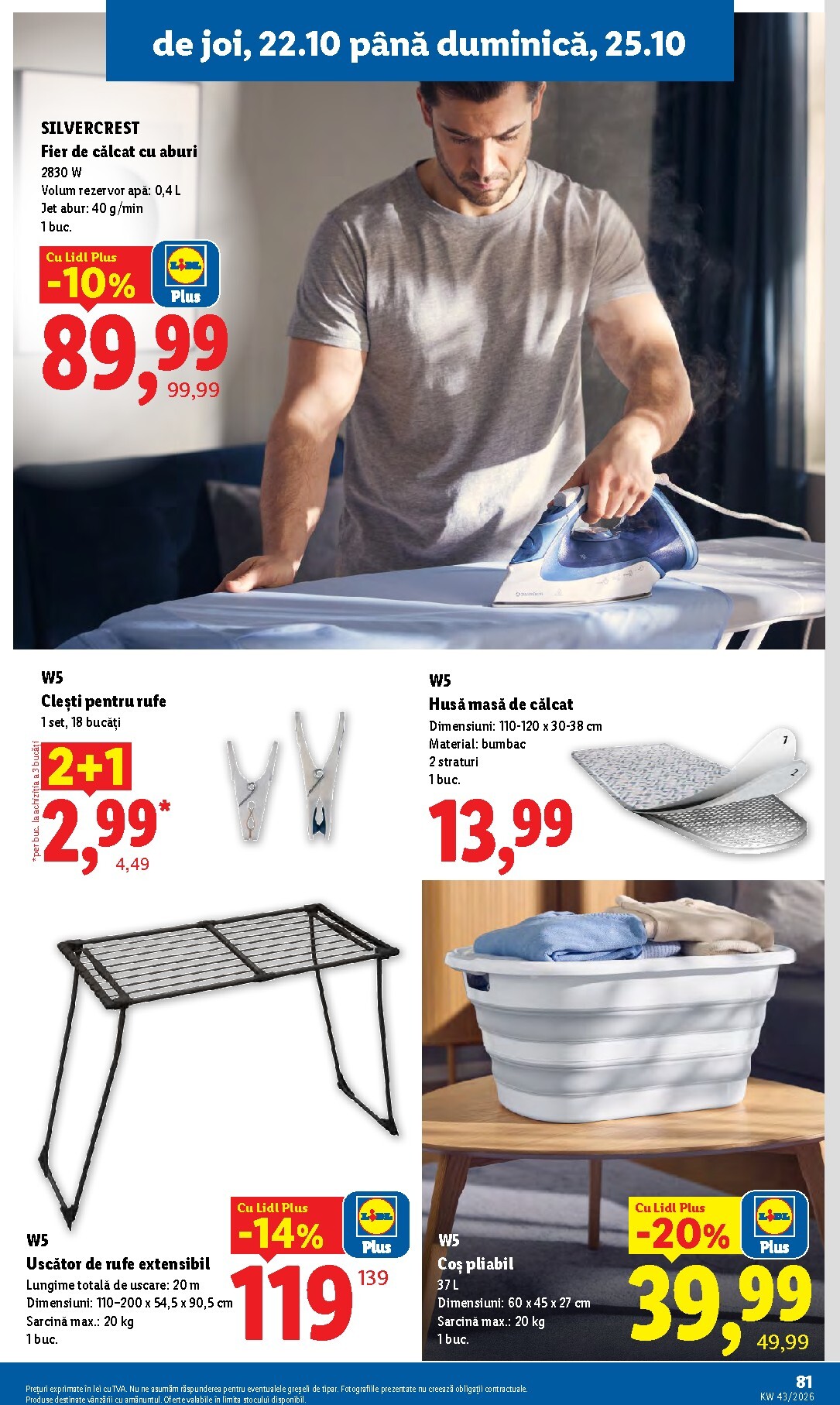 lidl - Lidl pliante pentru săptămâna viitoare de la luni 19.10.2026 până la duminică 25.10.2026 - page: 81