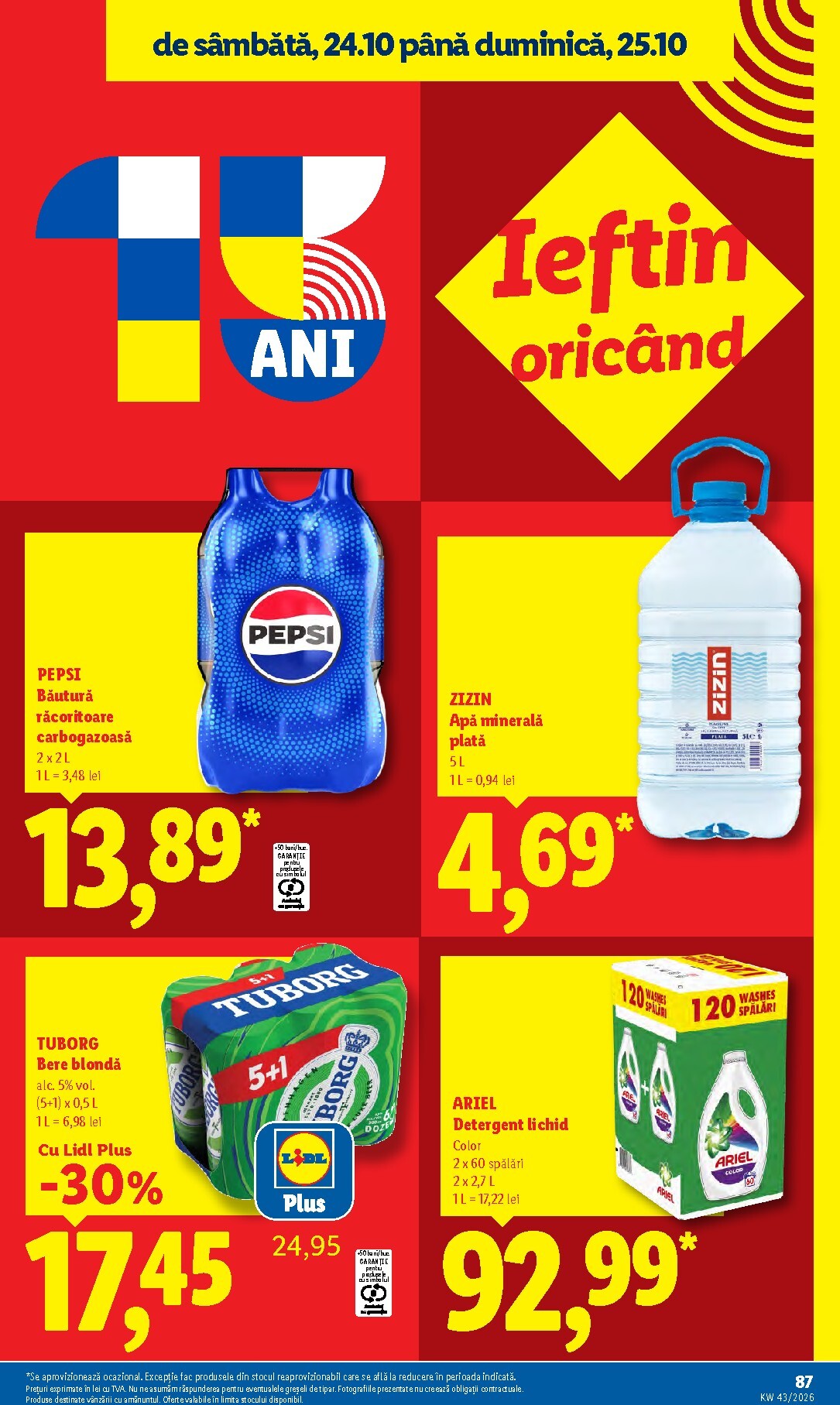 lidl - Lidl pliante pentru săptămâna viitoare de la luni 19.10.2026 până la duminică 25.10.2026 - page: 87