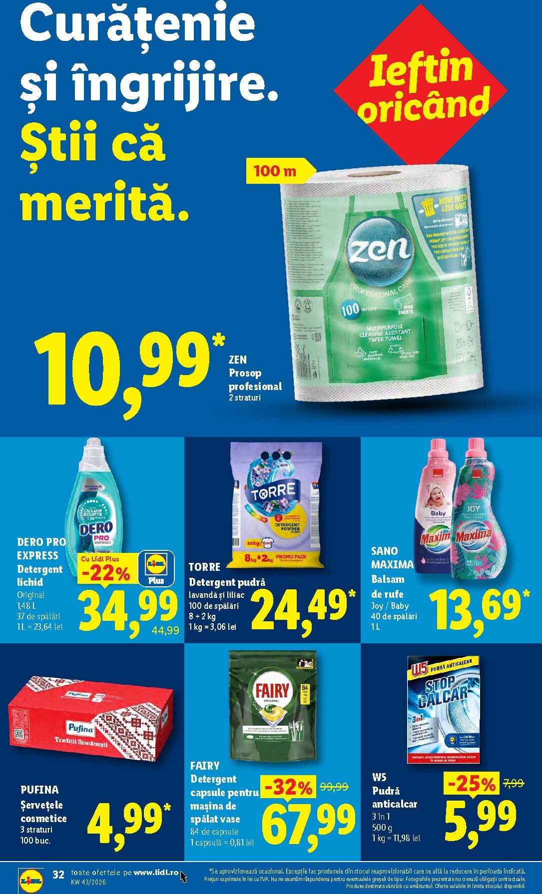 lidl - Lidl pliante pentru săptămâna viitoare de la luni 19.10.2026 până la duminică 25.10.2026 - page: 32