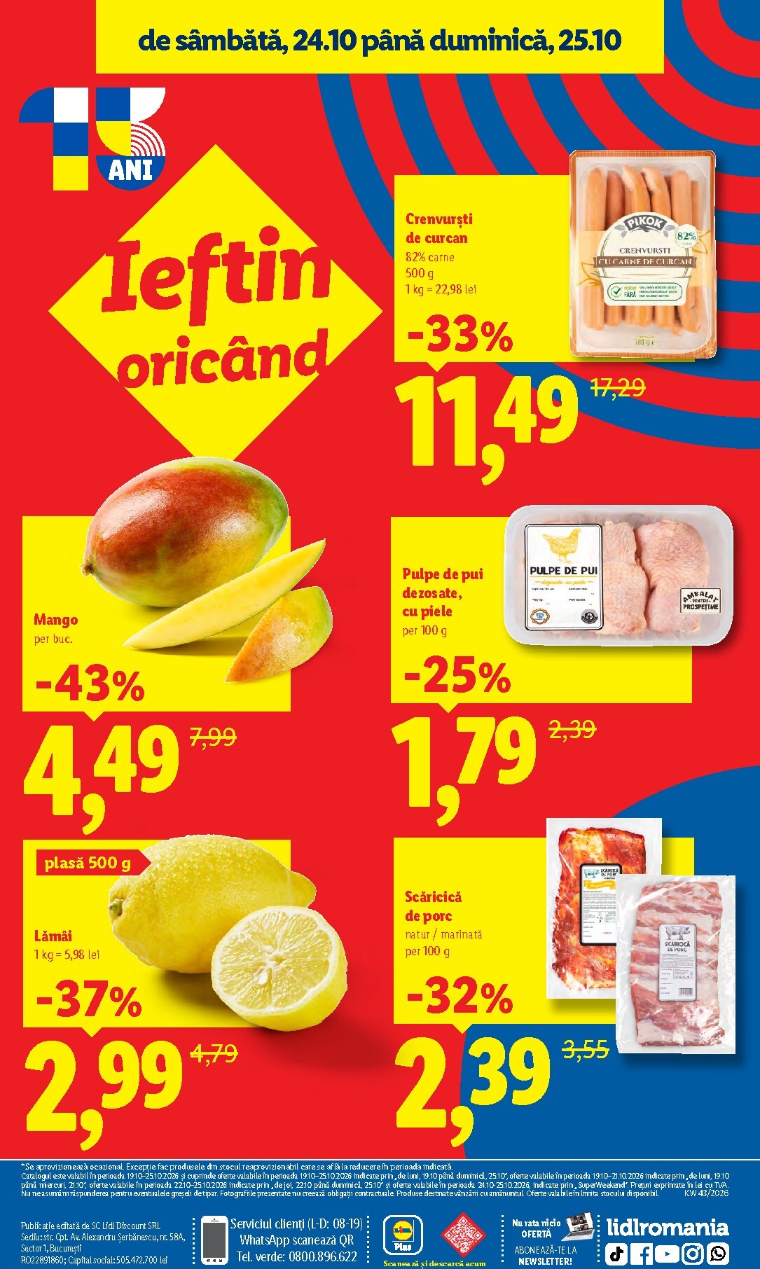 lidl - Lidl pliante pentru săptămâna viitoare de la luni 19.10.2026 până la duminică 25.10.2026 - page: 88
